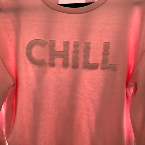 NWT PINK SWEAT SHIRT - Picture 3 of 4